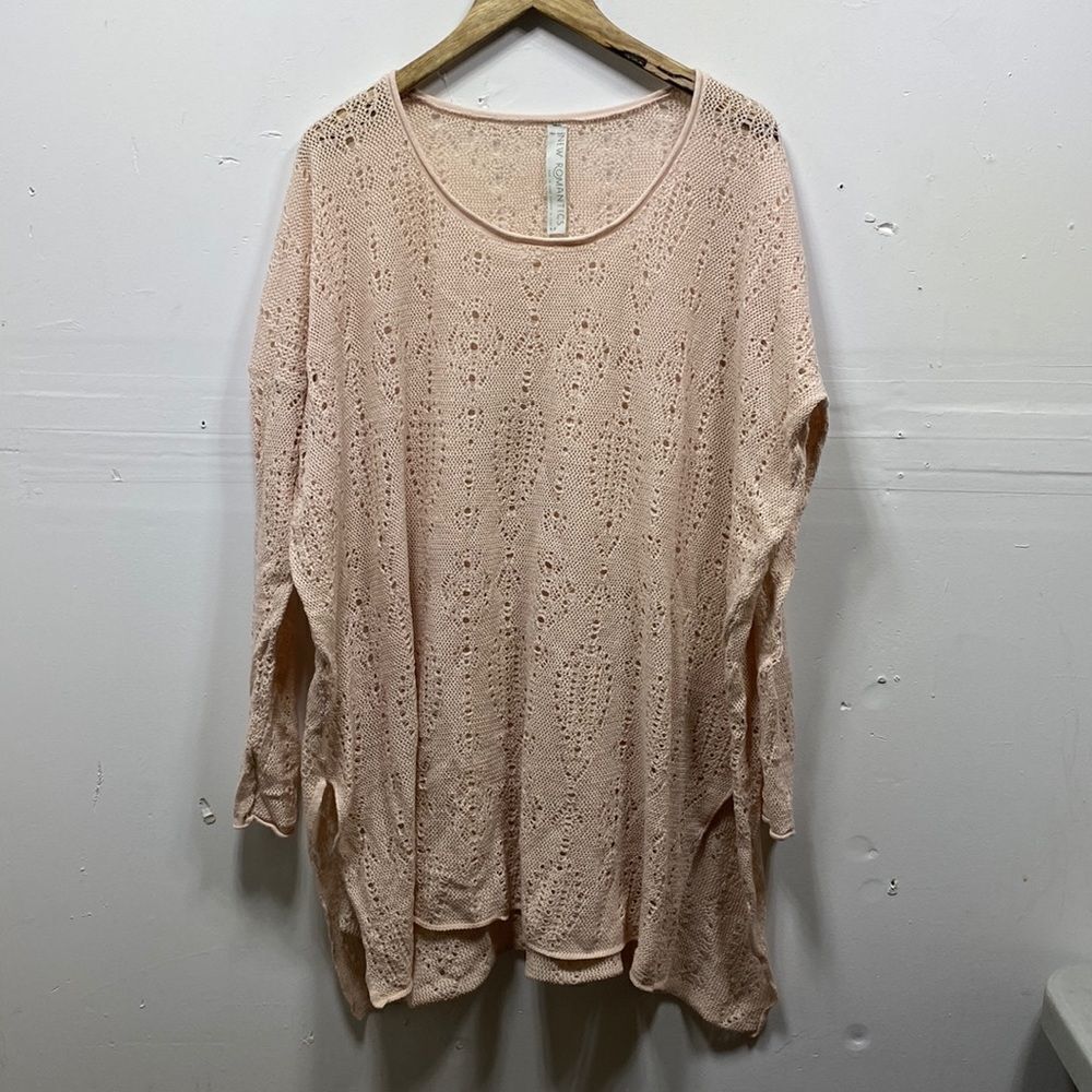 Free People New Romantics Tunic Length Pullover Small